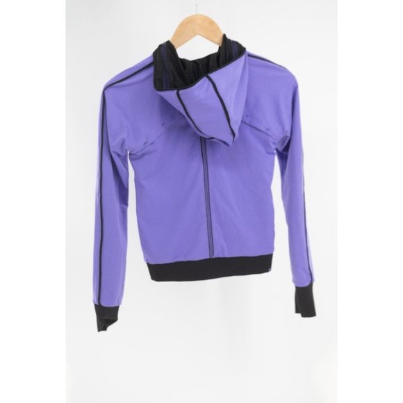Ivivva by Lululemon “Challenge Ready” Reversible Black/Purple Hooded Jacket sz10 - Picture 12 of 12